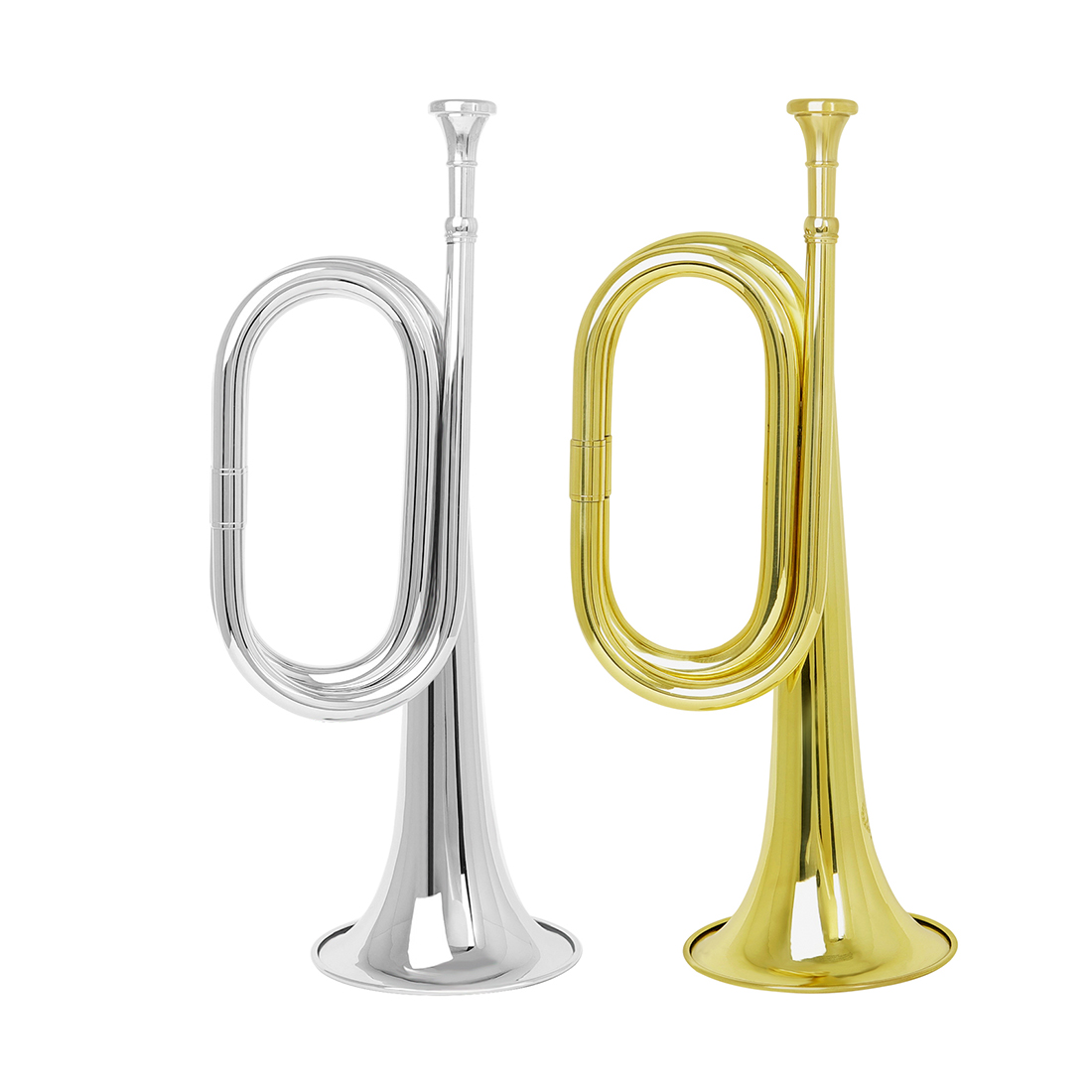 Musical Instrument Bugle - M MBAT-Trompent d'appel Buhidden en cuivre
