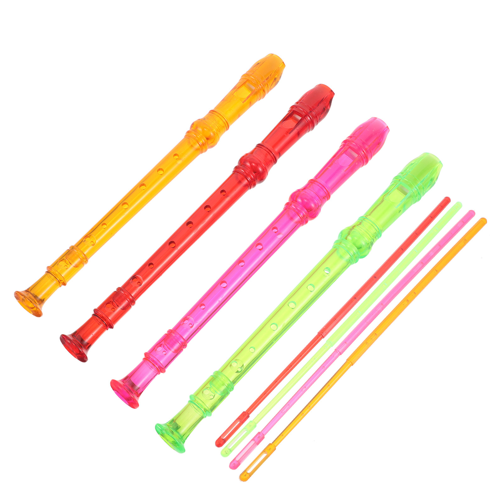 4 flûtes à bec soprano transpa - Soprano Recorder Plastic avis et prix