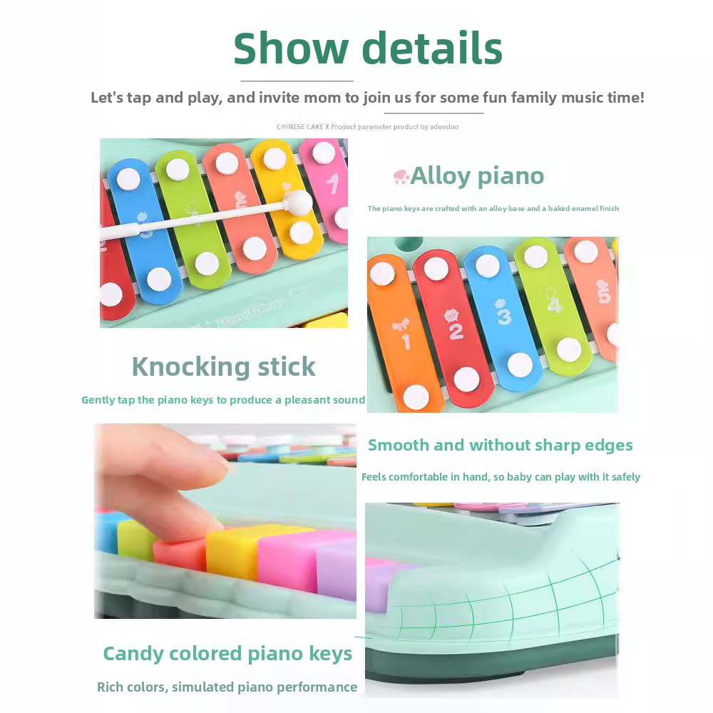 Piano Xylophone à 8 notes 2 en - Musical Instrument Harmonium avis et prix