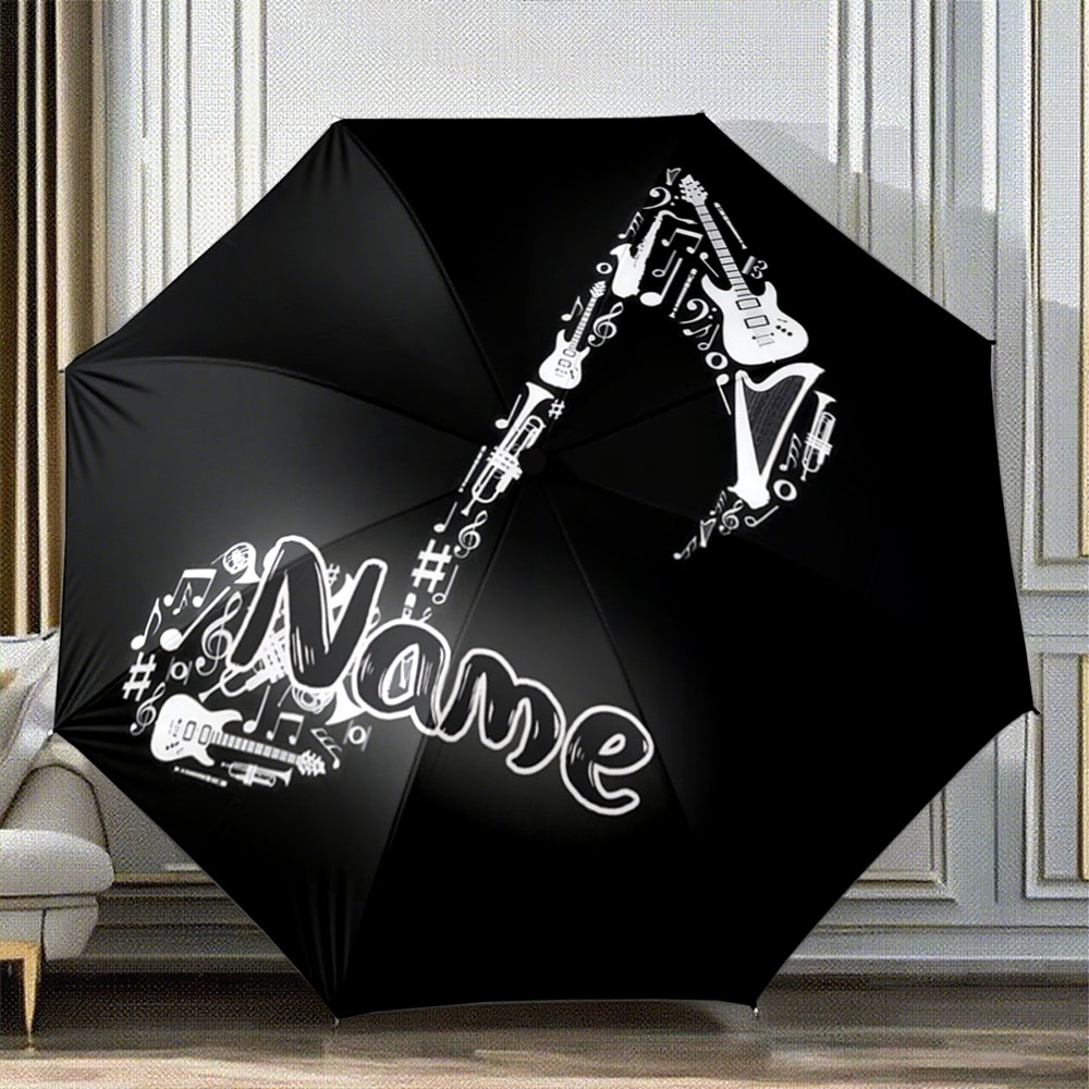 Parapluie personnalisé avec no - Musical Instrument And Names avis et prix
